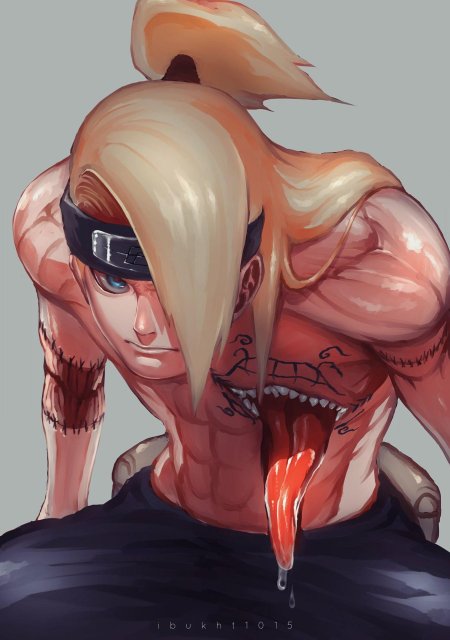 Дейдара тсукури арт