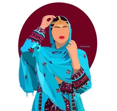 Девушка арабская