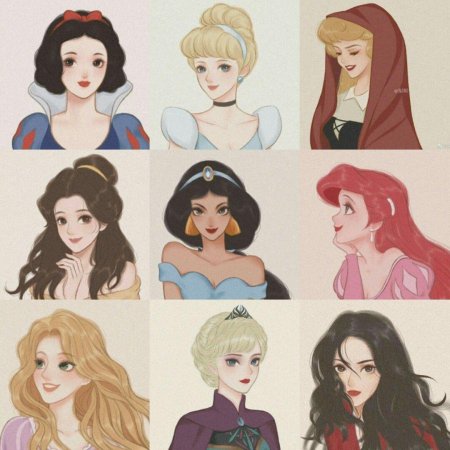 Мультяшные принцессы