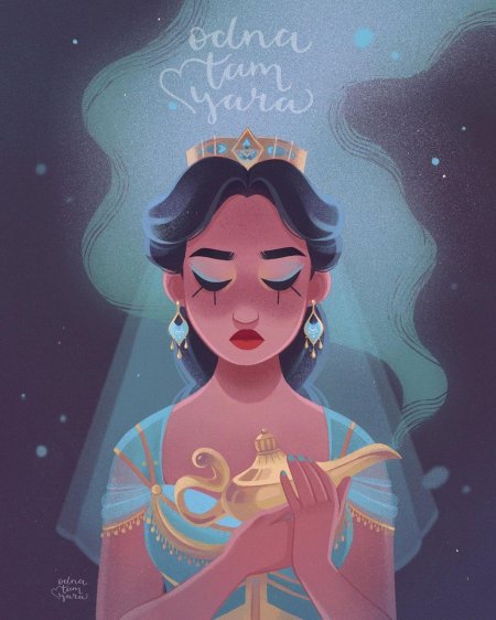 Принцесса жасмин арт