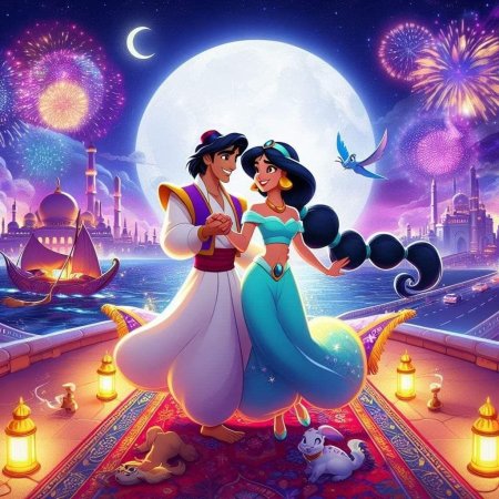 Алладин мультфильм дисней