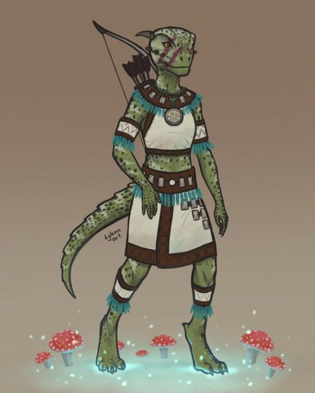 Антропоморфизм аргониан