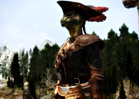 Скайрим аргонианка