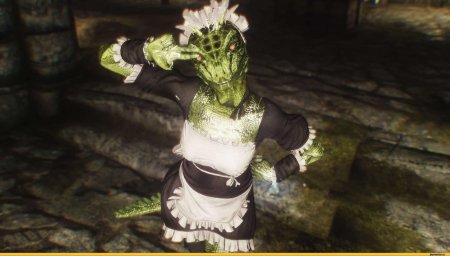 Похотливая аргонианская дева