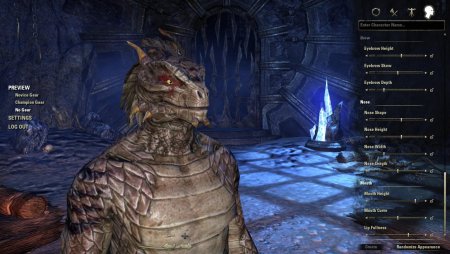 The elder scrolls аргонианка