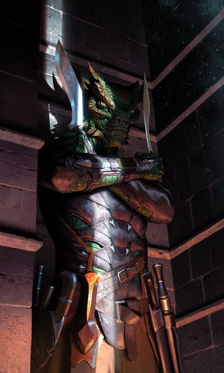 The elder scrolls аргонианин art