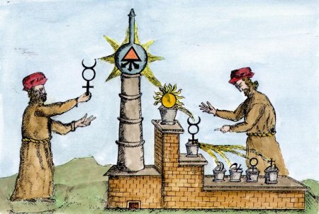 Философский камень гравюра алхимия