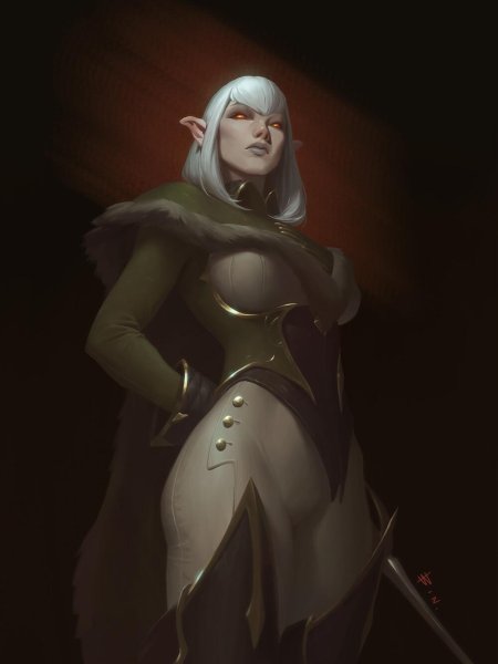 Фэнтези эльфийка