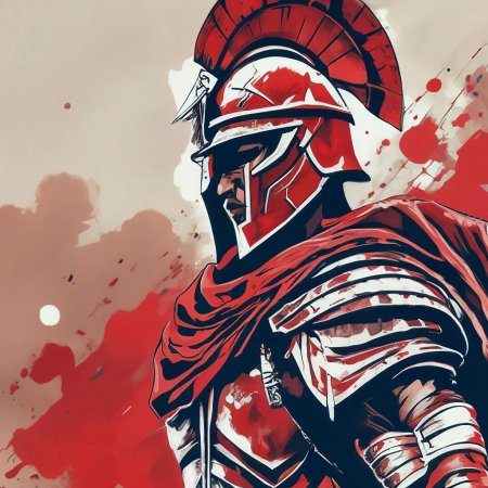 Спартанец рисунок