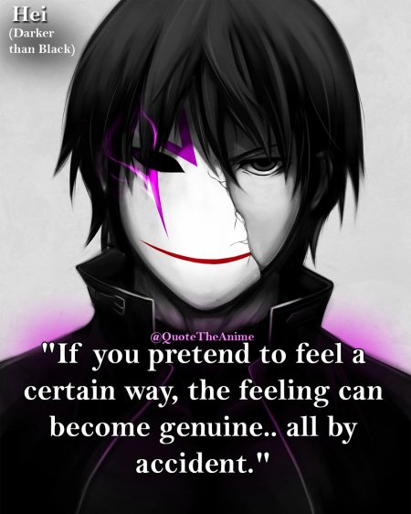 Darker than black hei mask