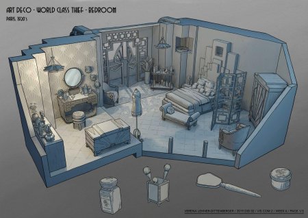 Интерьер чертеж