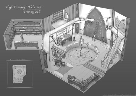 Фэнтези дом внутри