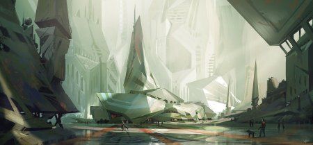 Футуризм архитектура концепт арт