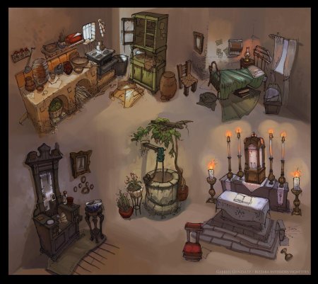 Казуальные концепт арты