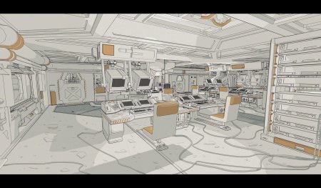 Концепт корабля alien isolation