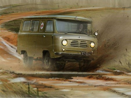 Уаз-а санитарный