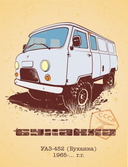 Уаз 452 буханка раскраска