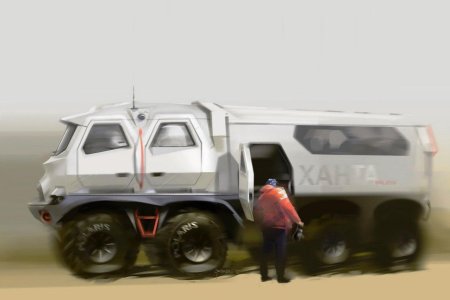 Вездеход 8x8 шаман