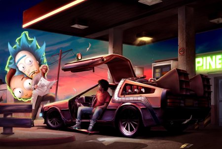 Рик и морти назад в будущее