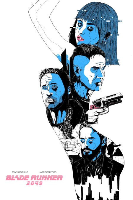 Постер бегущий по лезвию 2049