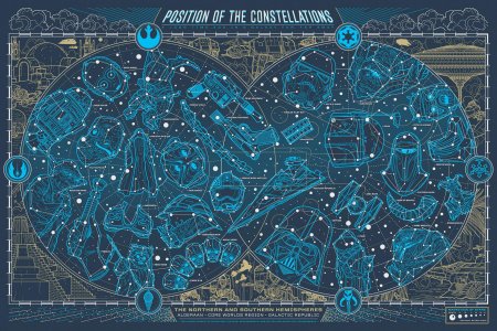 Звёздное небо карта созвездий