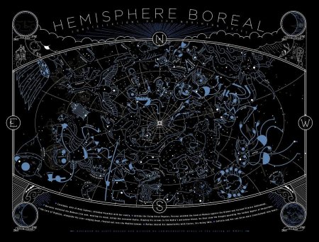 Звёздное небо карта созвездий