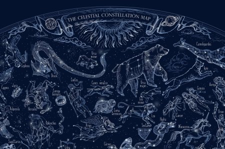 Атлас яна гевелия созвездия