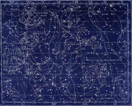 Звёздное небо карта созвездий