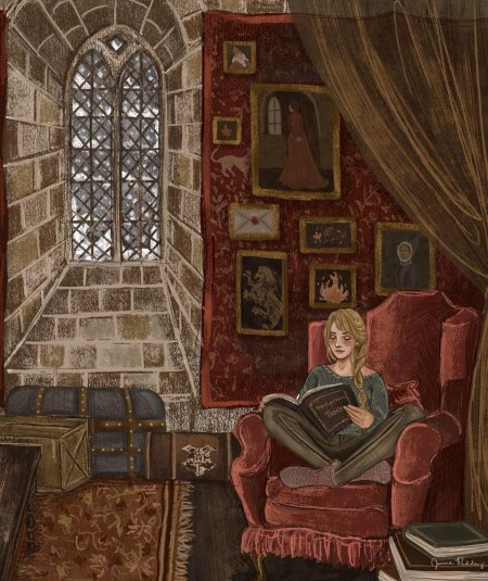 Гостиная гриффиндора из гарри поттера