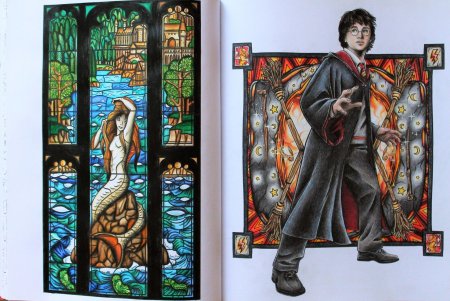 Витраж русалка из гарри поттера