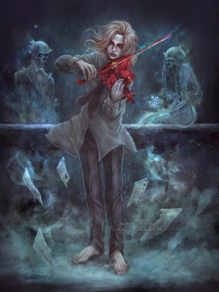 Скрипач арт