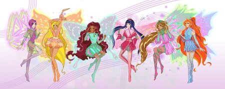 Редизайн превращения винкс