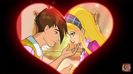 Винкс стелла и брендон поцелуй