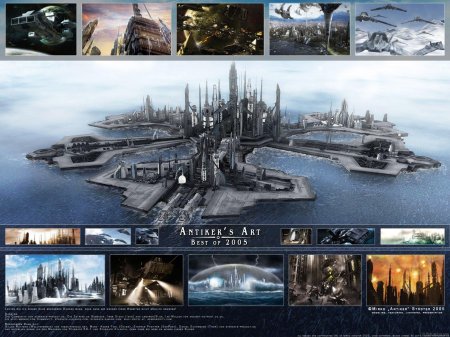 Звездные врата атлантида город