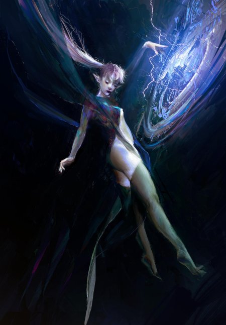 Девушка маг фэнтези