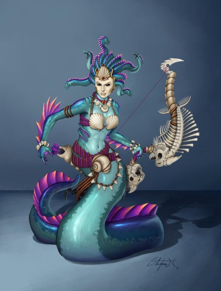 Медуза горгона ламия