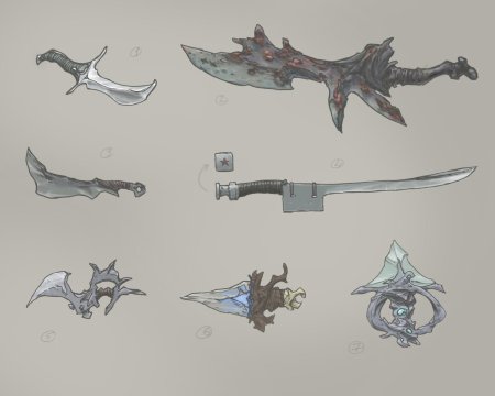 Концепт арт оружия