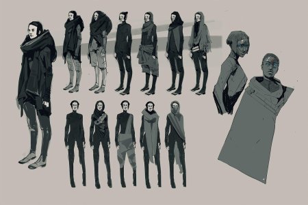 Cyberpunk концепт одежда мужская