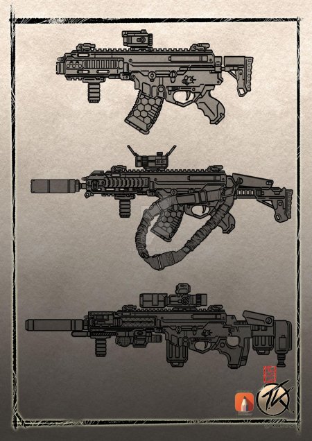 Концепт арт оружия