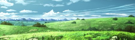 Аниме природа