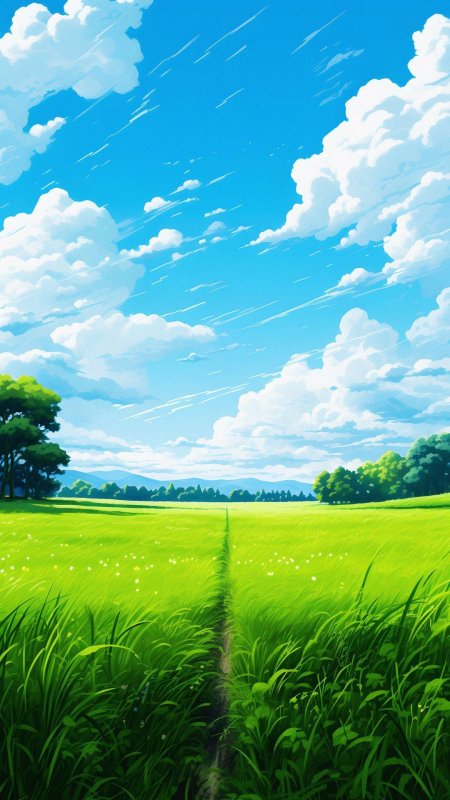 Пейзаж аниме