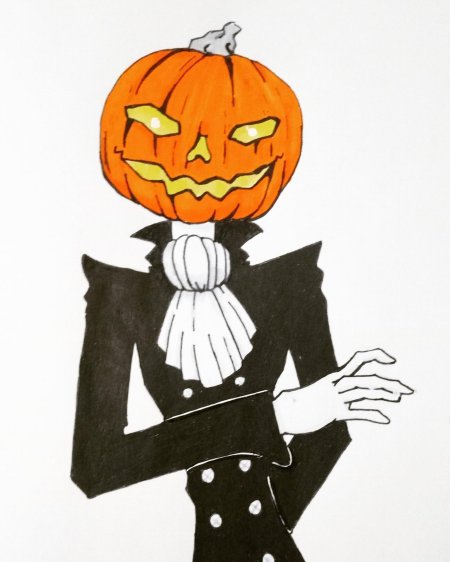 Тыквоголовый джек хэллоуин