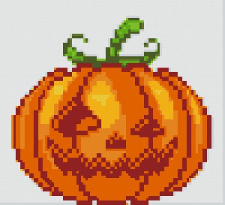 Пиксельная тыква