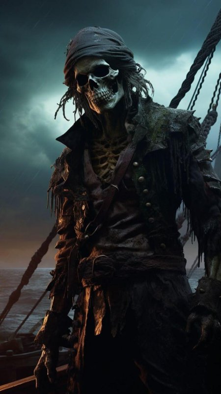 Пират скелет