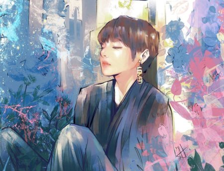 Тэхен бтс арт