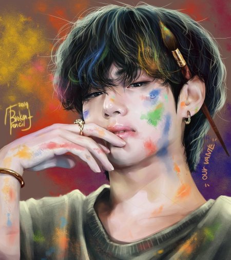 Тэхен бтс арт