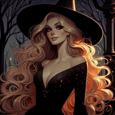 Ведьмочка блондинка