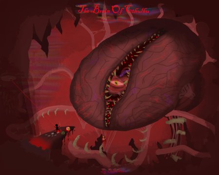 Террария арт босс стена плоти