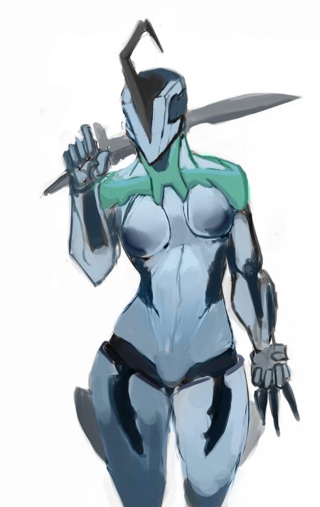 Никс варфрейм арт