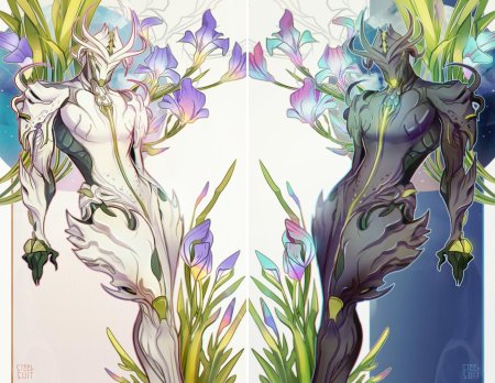 Оберон варфрейм арт